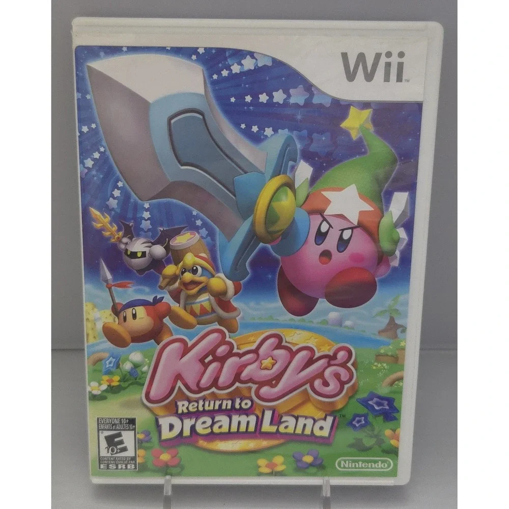 Kirby's Return to Dream Land - Nintendo Wii - Case & Inserts (No Manual) Tested